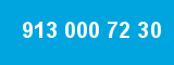 913 000 72 30 913 000 72 30